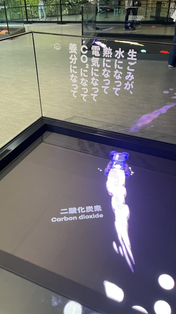 二酸化炭素を表現しているベアブリックです。
