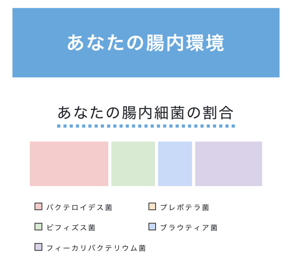妻(イト)の腸内細菌検査結果です。
